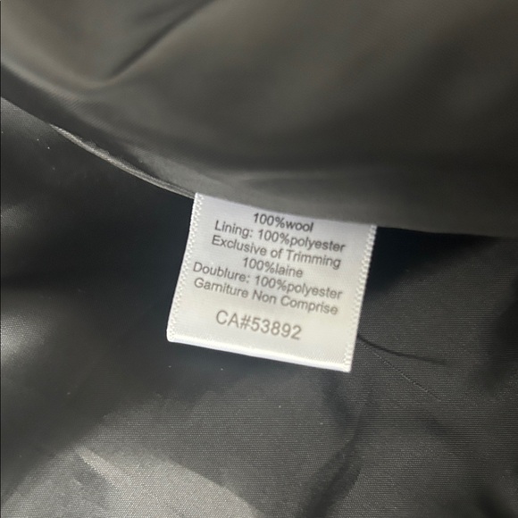 Vintage Embroidered Black Wool Jacket - Picture 4 of 4